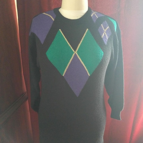 Vintage 70;s Tunic Wool Blend Sweater by Koret - Picture 1 of 1